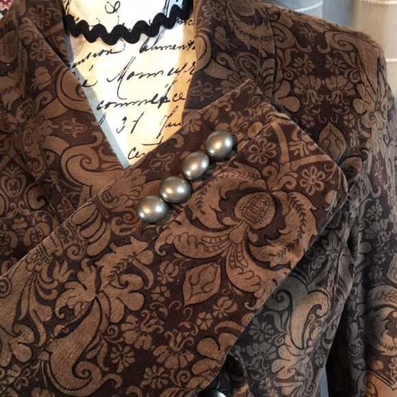 kenzieGirl corduroy button front blazer - Picture 5 of 11